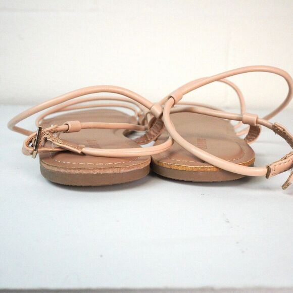 NWOB Old Navy Thin Strappy Sandal Sz 11 Beach Summer Nautical Vacation Cruise - Picture 2 of 6